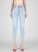 Jeans  DSQUARED2, Cropped Twiggy, Light Blue