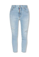 Jeans  DSQUARED2, Cropped Twiggy, Light Blue
