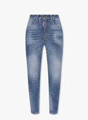 Jeans  DSQUARED2, High Waist Cropped Twiggy, Blue