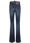 Jeans  DSQUARED2, Medium Waist Flare Jeans, Bleumarin