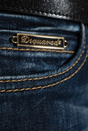 BLUGI DSQUARED2, NAVY BLUE Jeans "Medium Waist Jennifer"