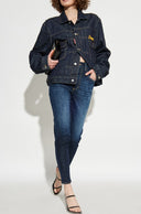 BLUGI Dsquared2 ,NAVY BLUE Jeans 'High Waits Twiggy'