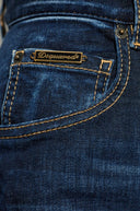 BLUGI Dsquared2 ,NAVY BLUE Jeans 'High Waits Twiggy'