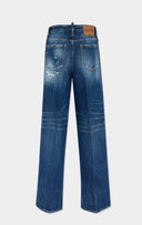 Jeans DSQUARED2, Medium Ripped Wash Baggy Traveller Jeans
