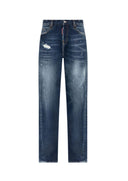 Jeans DSQUARED2, Straight-Leg Distressed Jeans