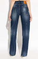 Jeans DSQUARED2, Straight-Leg Distressed Jeans