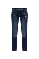 Jeans Dsquared2, Skinny Jeans Woman, Navy Blue