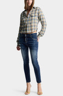 Jeans DSQUARED2, Medium Red Spots Wash Teddy Jeans