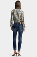 Jeans DSQUARED2, Medium Red Spots Wash Teddy Jeans