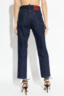 Blugi DSQUARED2, Dsquared2 NAVY BLUE ‘Boston’ jeans