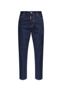 Blugi DSQUARED2, Dsquared2 NAVY BLUE ‘Boston’ jeans
