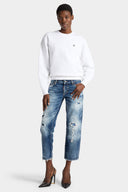 Blugi DSQUARED2, Brando Classic Jenna Jeans, Bleumarin
