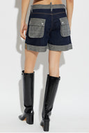 Pantaloni scurti DSQUARED2,  Cargo  shorts, Bleumarin