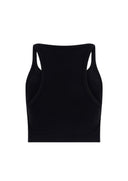 Top DSQUARED2, D2 Upside Down Sexy Tank Top, Black