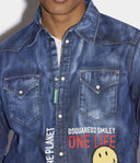 Camasa DSQUARED2, S78DM0031S30341470, Blue