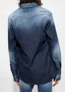 Camasa DSQUARED2, Denim Green Logo