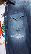 Camasa DSQUARED2, Denim Green Logo