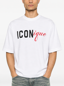 Tricou DSQUARED2, Iconique-print T-shirt, Alb 2