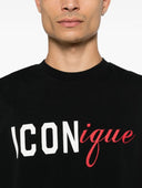 Tricou DSQUARED2, Iconique-print T-shirt, Negru 2