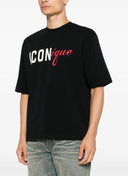 Tricou DSQUARED2, Iconique-print T-shirt, Negru 3
