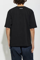 Tricou DSQUARED2, Black Cotton t-shirt with stitched logo
