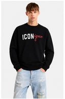 Bluza DSQUARED2, Iconique logo-print sweatshirt, Negru 3