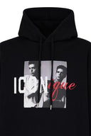Hanorac DSQUARED2, Logo ICONIQUE, Negru 2