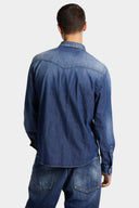 Camasa DSQUARED2, Icon Regular,Wester, Blue