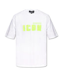 TRICOU DSQUARED2, Icon Blur, White Loose Fit S79GC0081S23009968X