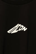 Tricou DSQUARED2, Logo ICON, Full Black,3D Logo Insert