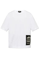 Tricou DSQUARED2, Black Logo Patch, White