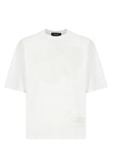 TRICOU DSQUARED, Logo-Print ICON, Alb, Loose Fit