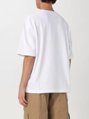 TRICOU DSQUARED, Logo-Print ICON, Alb, Loose Fit