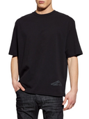 Tricou DSQUARED2, Logo Print, Details, Black, loose Fit