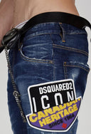 Jeans Dsquared2, Insertie Patch Canadian Heritage SKATER