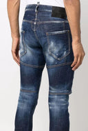 Jeans DSQUARED2, Logo Spray, Tidy Biker