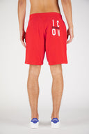 Pantaloni Scurti DSQUARED2, Rosu, Bumbac