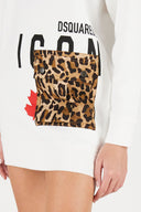 Rochie Dsquared2, Icon Frontal, Animal Print Pocket