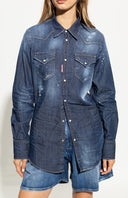 Camasa DSQUARED2, Insertie Icon Paint, S80DL0014S30341470