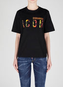 Tricou DSQUARED2, Sunset Print, Black