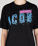 Tricou DSQUARED2, Icon Pixeled, Negru