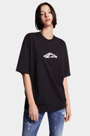 Tricou DSQUARED2, Icon New Generation, Loose Fit, Black