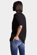 Tricou DSQUARED2, Icon New Generation, Loose Fit, Black
