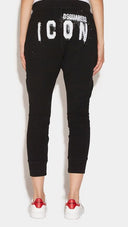 Pantaloni Dsquared2, Imprimeu ICON Sprayed, Bumbac