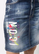 Fusta DSQUARED2, S80MA0012S30342470 Icon Splatter