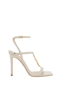 Sandale ELISABETTA FRANCHI, Logo Brand atasat, Alb