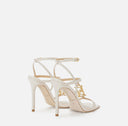 Sandale ELISABETTA FRANCHI, Logo Brand atasat, Alb