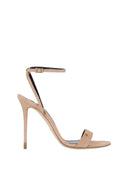 SANDALE ELISABETTA FRANCHI, cu ankle strap Étoile, Nude
