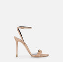 SANDALE ELISABETTA FRANCHI, cu ankle strap Étoile, Nude