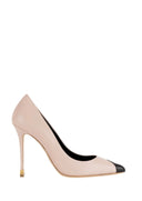 Pantofi ELISABETTA FRANCHI, Nappa leather pumps with toecap Étoile, Nude